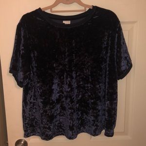 A New Day Velvet T Shirt